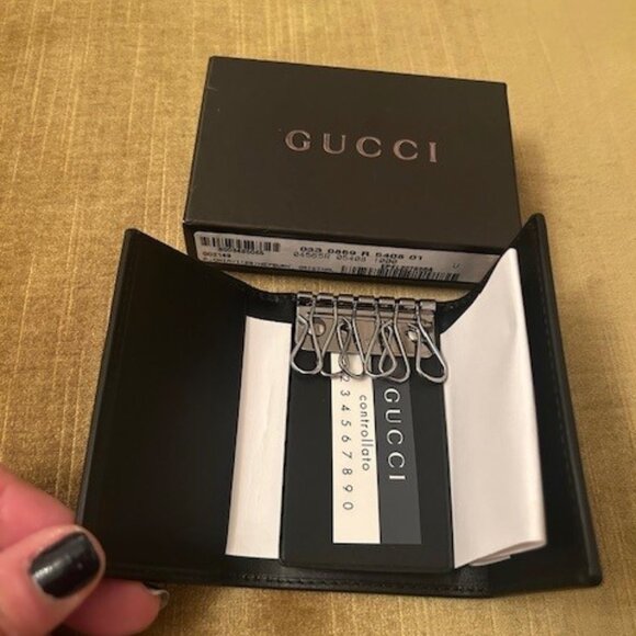 BNIB Gucci Canvas Key Holder - Vintage - Picture 3 of 4